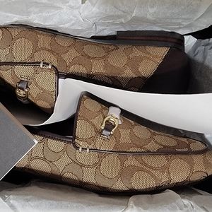 Coach Haley Signature Jacquard Loafer size 7